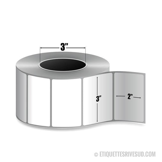 etiquettes-rive-sud,Zebra 3" x 2" Z-Perform 2000D Label - 10000295 -